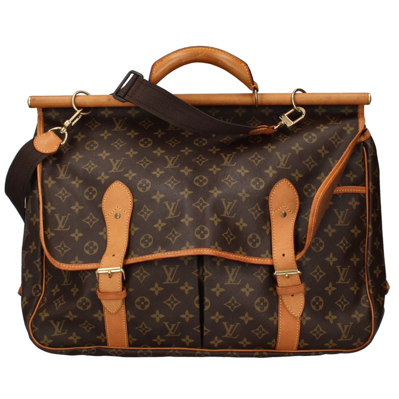 Louis Vuitton Sac Chasse M41140 Monogram Women's Shoulder Bag Brown Excellent