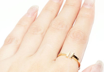 Tiffany & Co Ring 18K Yellow Gold T-wire Ring