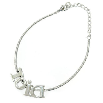 Christian Dior Metal Dior Logo Bracelet Ladies Silver 350148 Bracelet