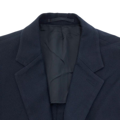 Prada Cotton 2b Tailored Jacket Sdd10h Blue 50