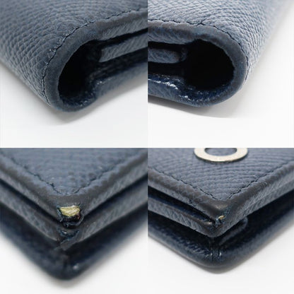 Bulgari Long Wallet BB MAN Wallet Bifold Bvlgari Man Navy-silver-hardw