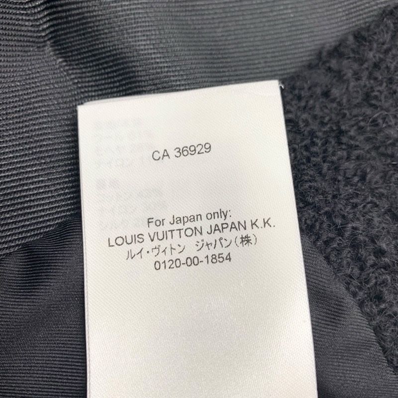 Louis Vuitton Outerwear Black Vest Gilet Wool Peplum 22 AW