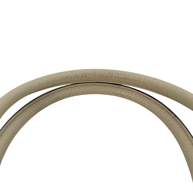 Gucci Mini Boston Bag Beige White Abby 130942 Excellent Condition