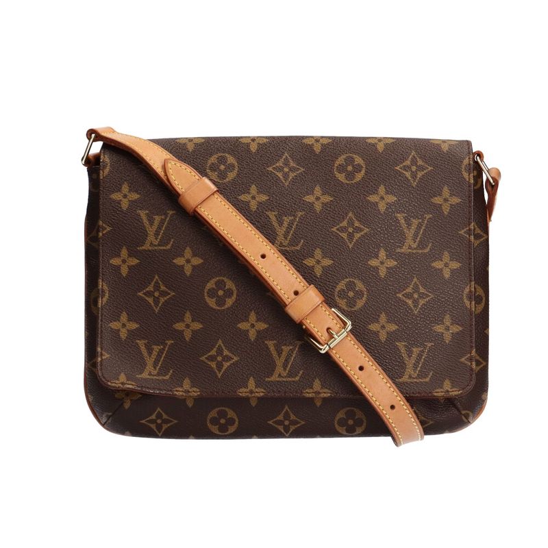 Louis Vuitton Shoulder Bag Monogram Musette Tango Monogram Canvas M51257 Brown