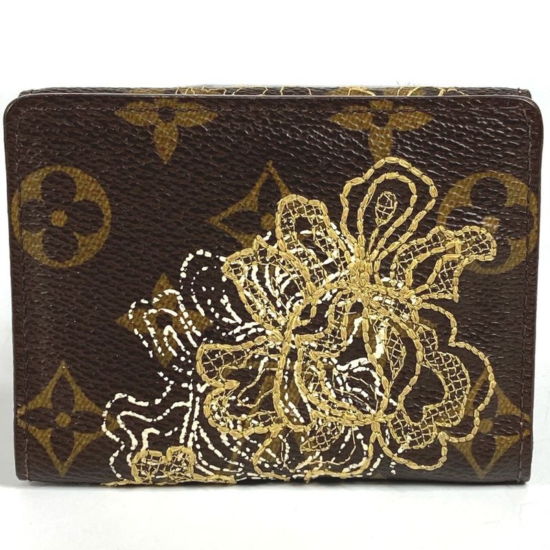 Louis Vuitton Bifold Wallet Ludlow M95391 Monogram Canvas Brown