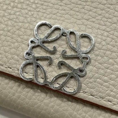 Loewe Card Case Beige Anagram C821z94x02 Business Card Holder