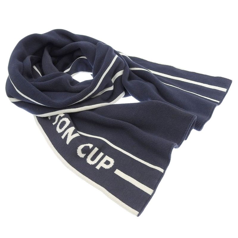 Louis Vuitton 2003 LV CUP Yacht Lace Cashmere Cotton Low Gauge Knit Scarf Shawl