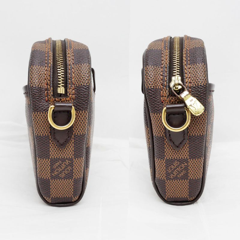 Louis Vuitton Pochette Ipanema Shoulder Bag Waist Bag 2WAY Damier Brown