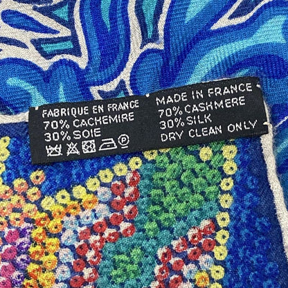 Hermes Stole (shawl) Carre Geant/shawl Carre 140 Blue×multi L'arbre Du Vent