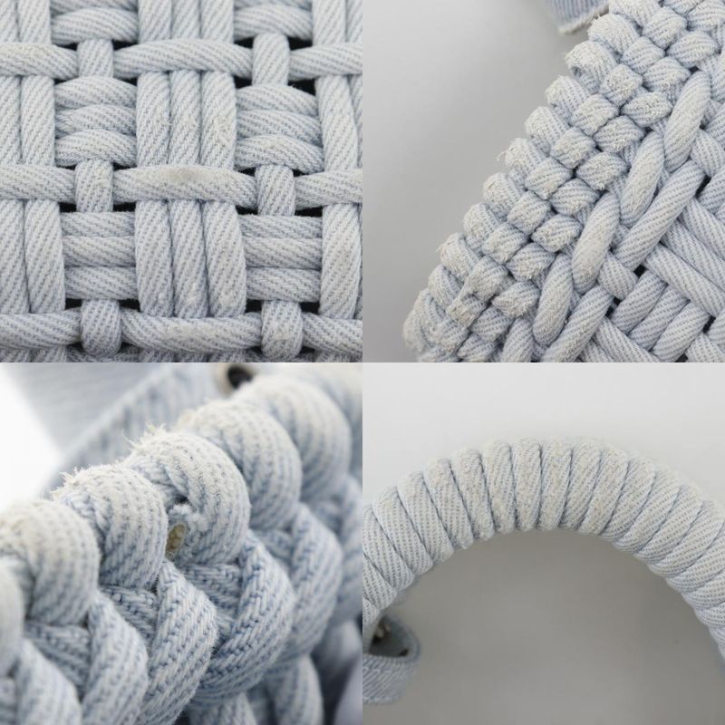 Balenciaga Bistro Basket Bag XS 2WAY Shoulder Vintage Finish 671342 Denim Light