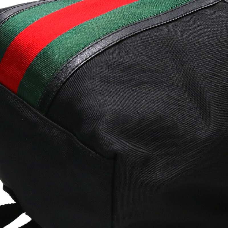 Gucci 181065 Interlocking G Sherry Line Backpack Men's