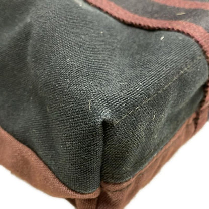 Hermes Fourre Tout Cabas Bag Black And Dark Brown