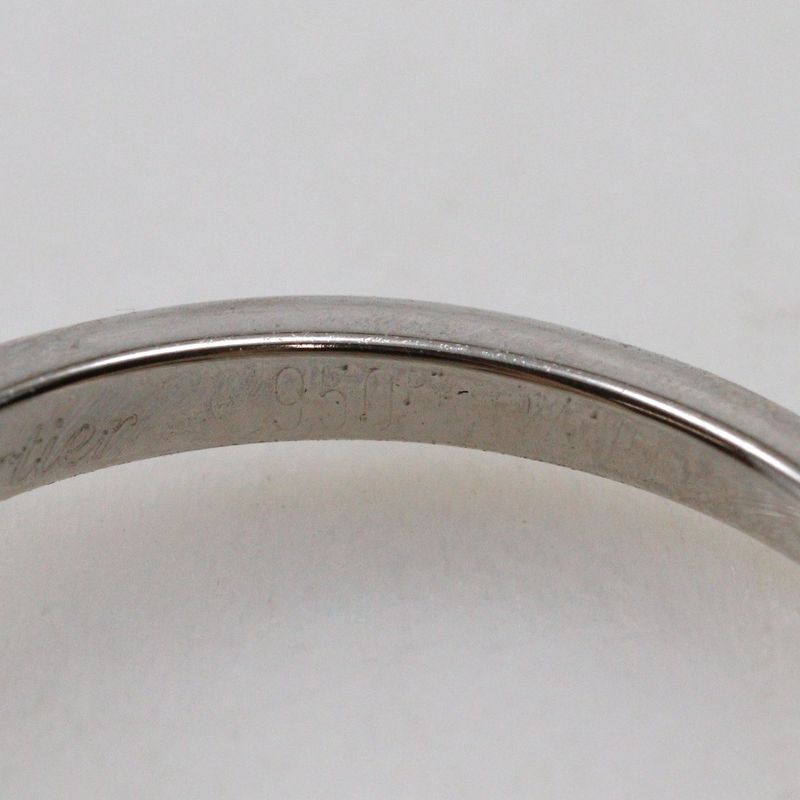 Cartier Solitaire 1895 Pt950platinum × Diamond #7 0.33 Ladies 2.1g Ring