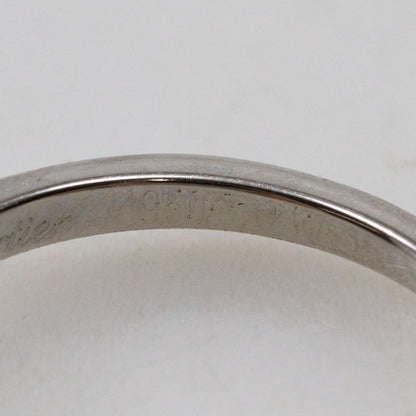 Cartier Solitaire 1895 Pt950platinum × Diamond #7 0.33 Ladies 2.1g Ring