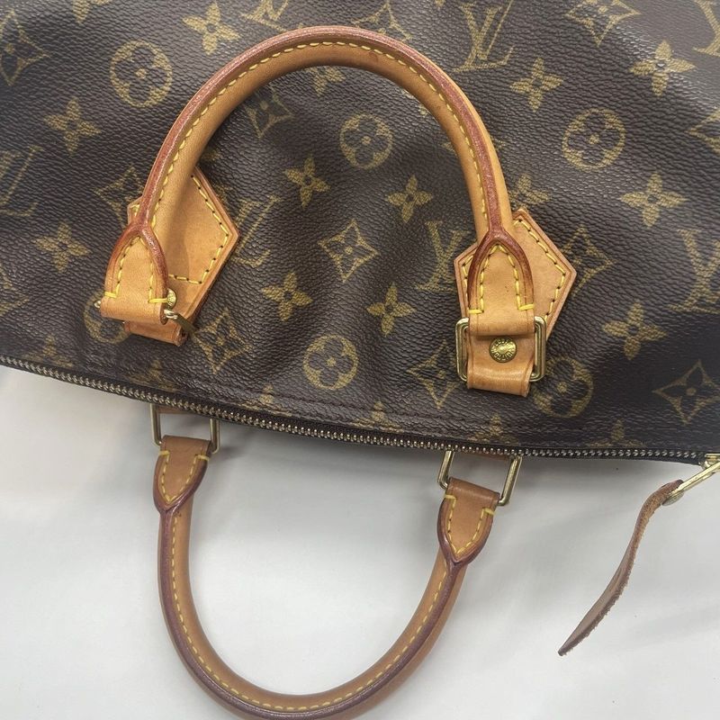 Louis Vuitton Monogram Speedy 30 M41526 Handbag Brown Preowned 005440