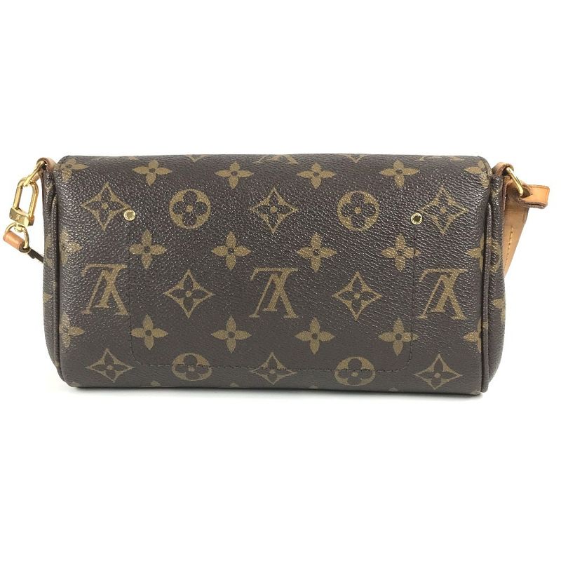 Louis Vuitton Shoulder Bag Favorite PM M40717 Monogram Canvas Brown