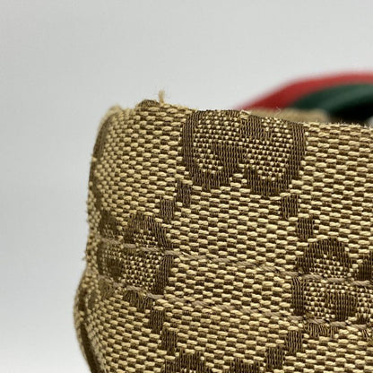 Gucci Tote Bag GG Canvas/sherry Line 189669 Canvas Brown Ladies