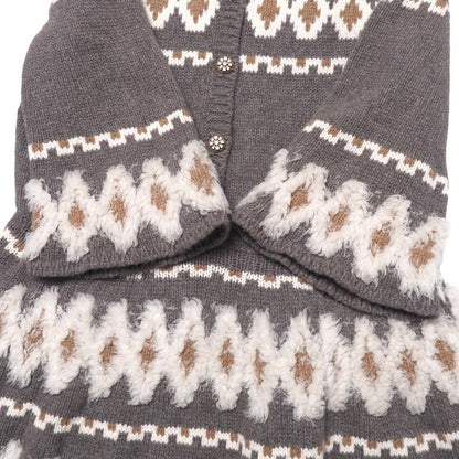 Chanel Dress Size 44 P62 Seventh Sleeve Flared Sleeves Knit Dress Gripore