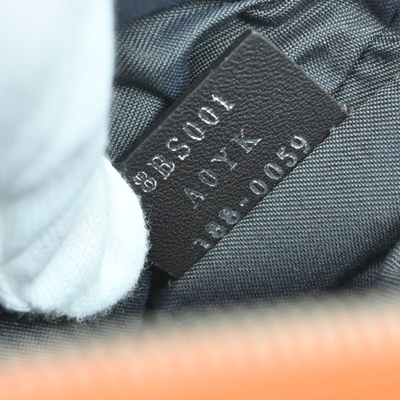 Fendi Clutch Bag Triplet Pouch Studded Black Pink Orange 35ka614