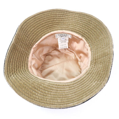 Hermes 100% Cashmere Silver Hardware Cadenas Zip Bucket Hat Black 56 Made In