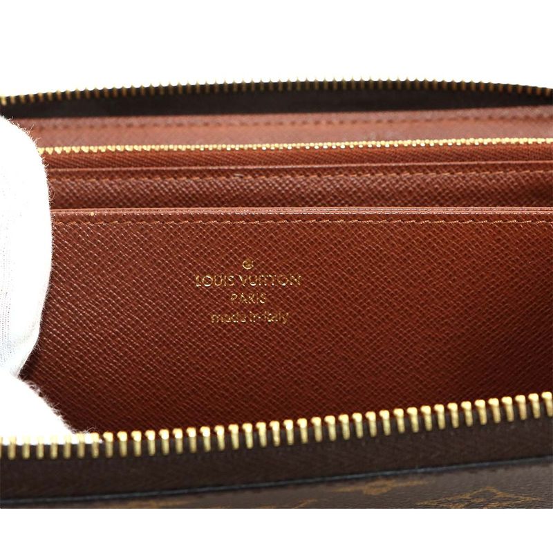 Louis Vuitton Monogram Zippy Wallet Round Zipper Long Wallet Brown M42616