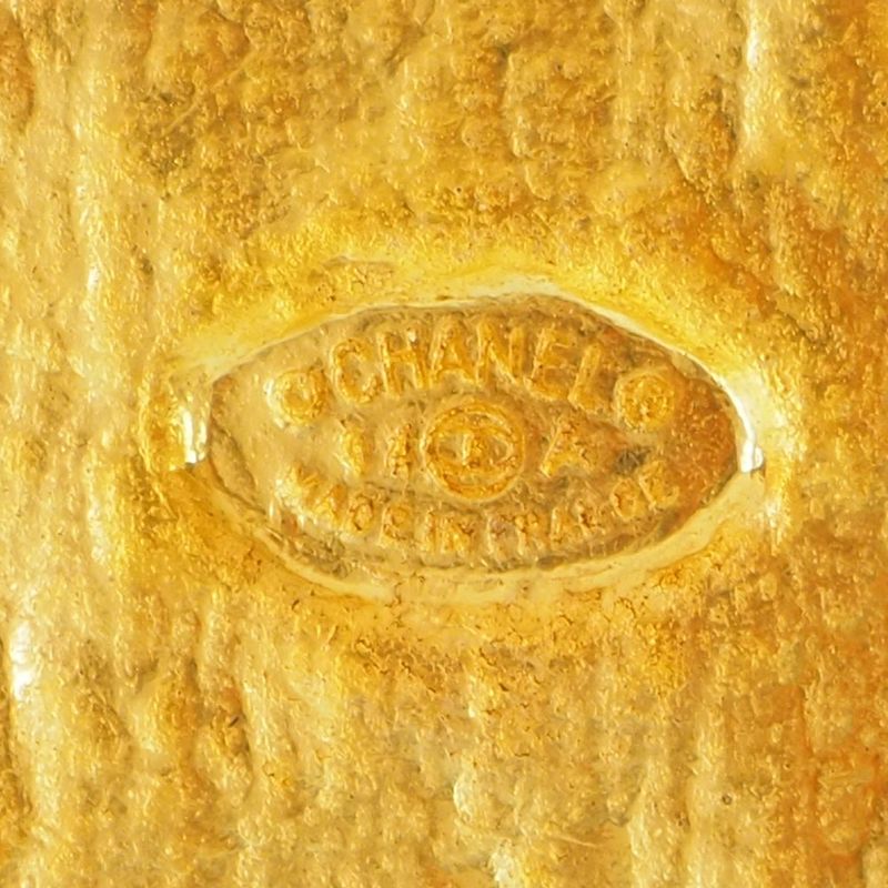 Chanel Coco Mark Cross Bell Vintage Gold Plated Gold 94A Ladies 170g Necklace