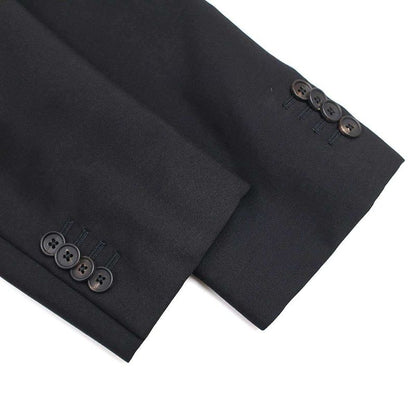 Balenciaga Wool Mohair Set-Up Suit 390206 Black 44