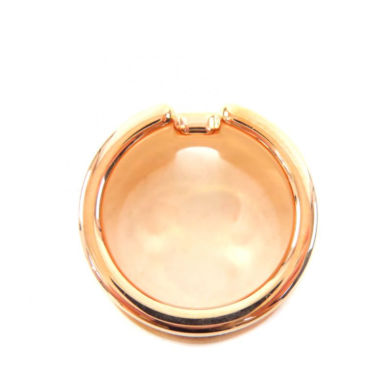 Hermes Olympe GM Etoupe Pink Gold Vaux-madame H Design Ring - Ring XS Size