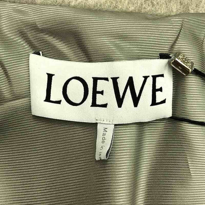 Loewe - 2024aw - Llama Wool Double Breasted Coat - 44 - Gray - Mens