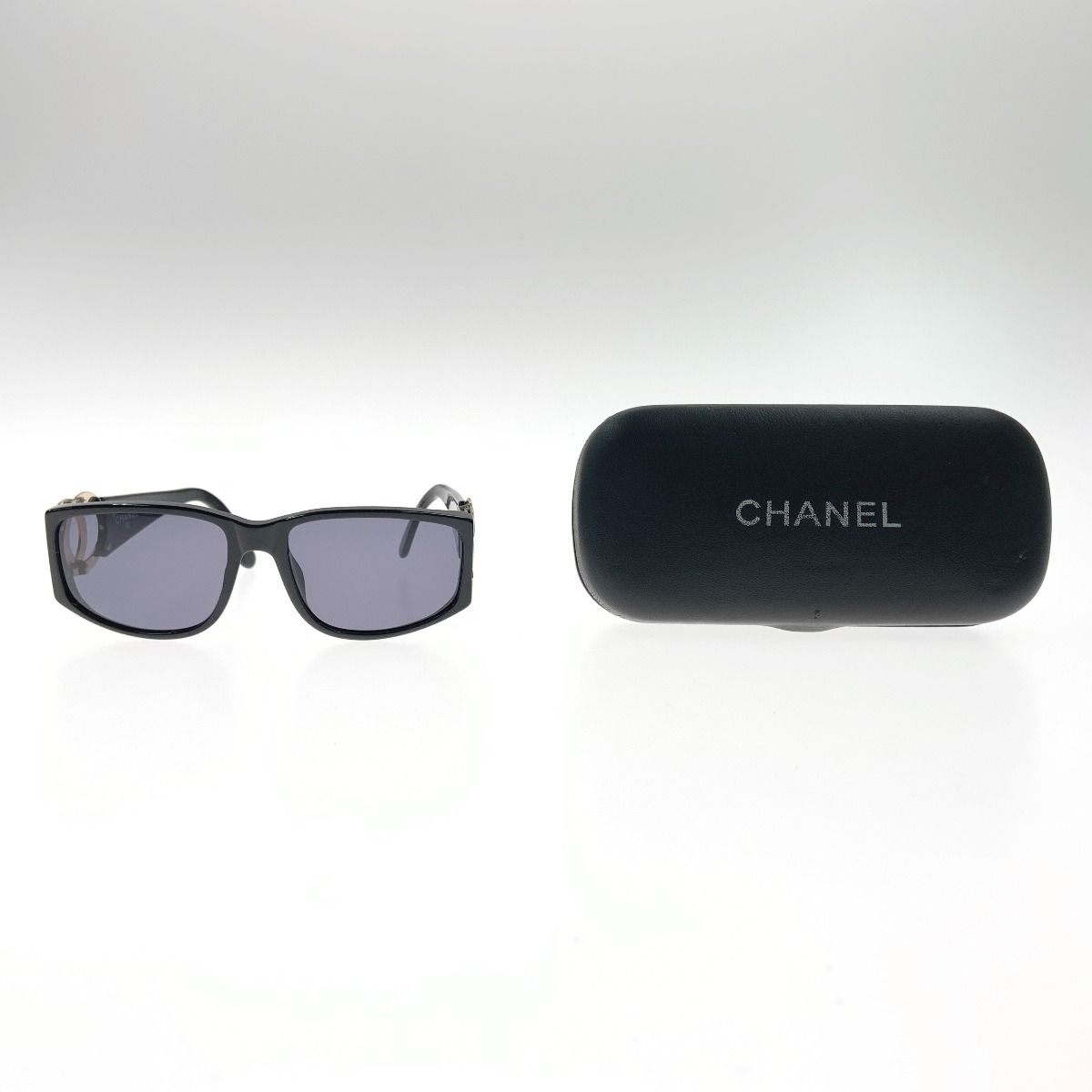Chanel Cocomark Sunglass Es 02461 94305 Gold X Black