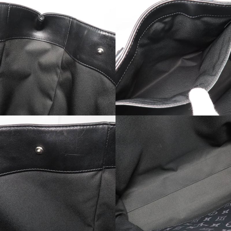 Louis Vuitton Grand Sac M44733 Monogram Eclipse Tote Bag Black Gray -