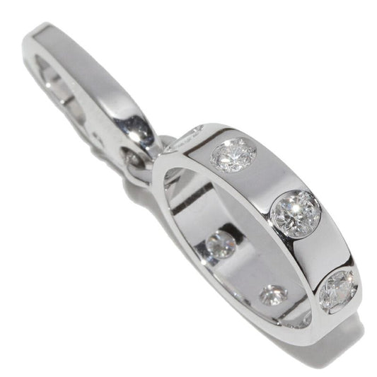 Cartier Pendant Top Charm 18K White Gold Diamond 7P Baby Love Charm Full