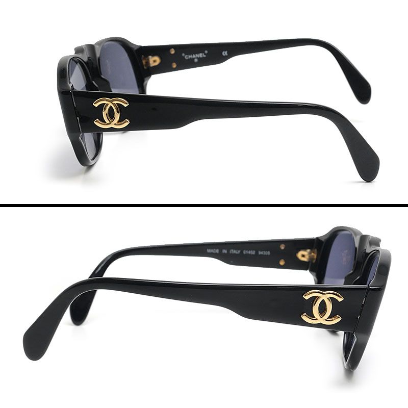 Chanel Sunglasses 01452 94305 Coco Mark Black