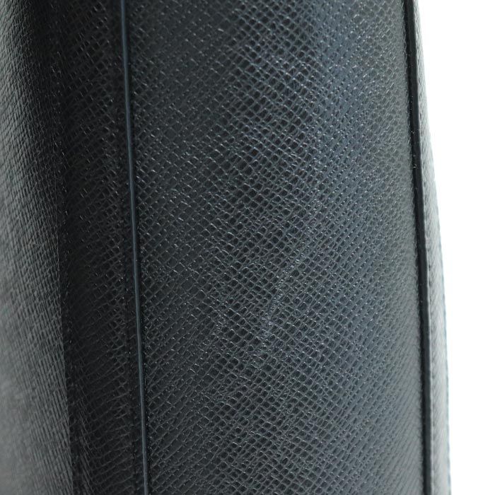 Louis Vuitton Vertical Tote 2way Shoulder Bag Taiga Black M30811 IC Chip Men's