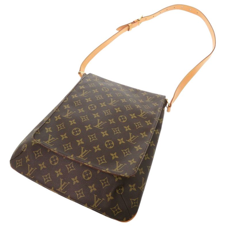 Louis Vuitton Musette M51256 Monogram Brown Shoulder Bag LV 1614 Louis Vuitton