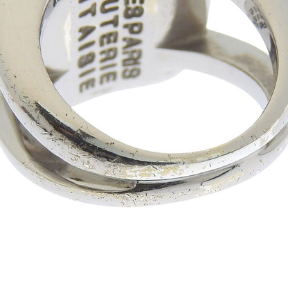 Hermes Corozo Serie Bijouterie Fantaisie Metal And Shell 9.5 Silver Ladies 9.8g