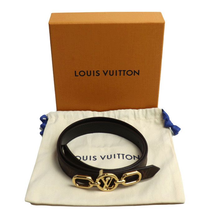 Louis Vuitton LV Circle Prime 20mm (079in) Belt Monogram M0510x Ac0264 Ladies