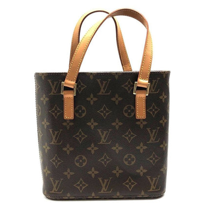 Louis Vuitton Monogram Vavin PM M51172 Handbag Leather Brown Ladies Used 006356