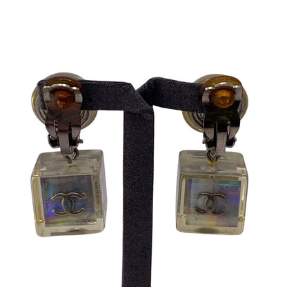 Chanel Cocomark No.5 Gp Earring Silver Ladies Brand