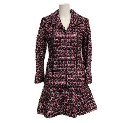 Chanel Skirt Suit Size 36 S Ladies P47135/p47023 Pink X Black X Multi Long