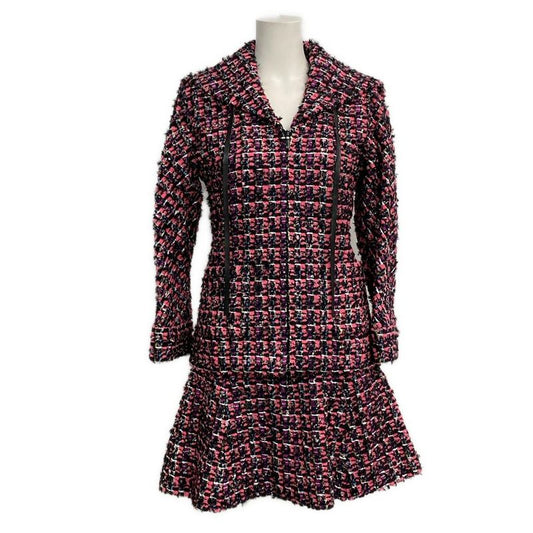 Chanel Skirt Suit Size 36 S Ladies P47135/p47023 Pink X Black X Multi Long