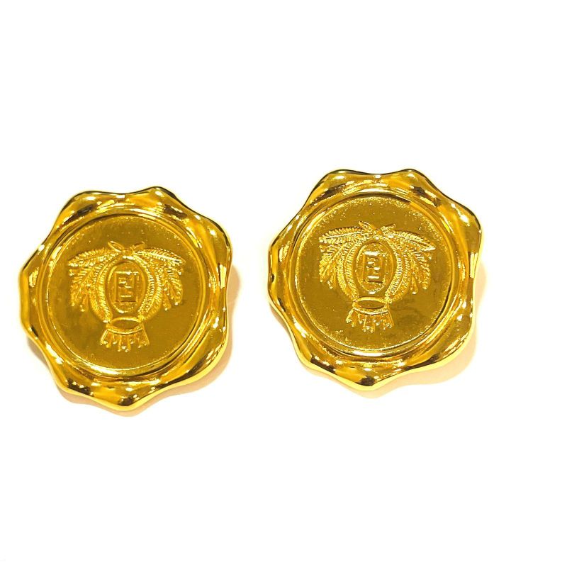 Fendi Logo Earrings: X3139