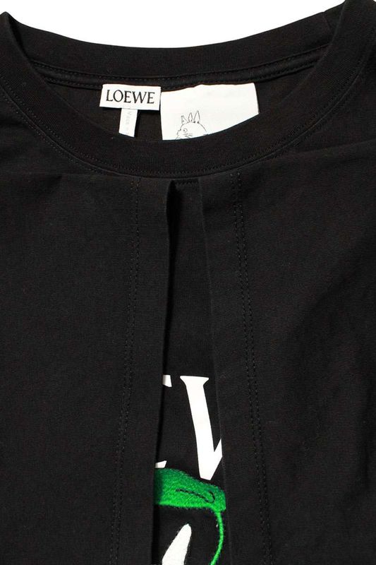 Loewe S848y22x01 Character Print Logo Embroidery T-shirt Men's XL