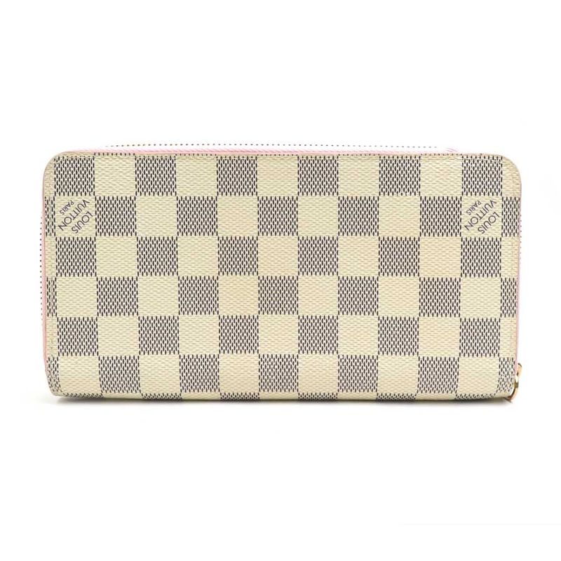 Louis Vuitton Round Zipper Long Wallet Damier Azure Zippy Wallet