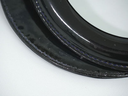 Authentic Christian DIOR Lady Dior Cannage 2WAY Shoulder Bag Handbag Patent