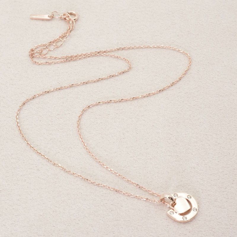 Celine Horseshoe Stone Necklace 25-1372s