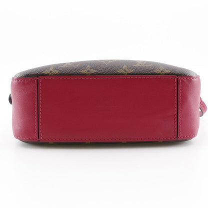 Louis Vuitton Saintonge 2WAY M43556 Monogram Canvas Coquelicot Brown/red Ca1108