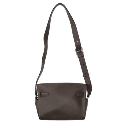 Hermes Kelly Messenger PM Engraved B Svhardware Leather Shoulder Bag Men PM