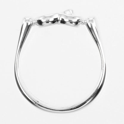 Tiffany & Co Open Heart Silver 925 Size 8 Ladies 2.5g Ring