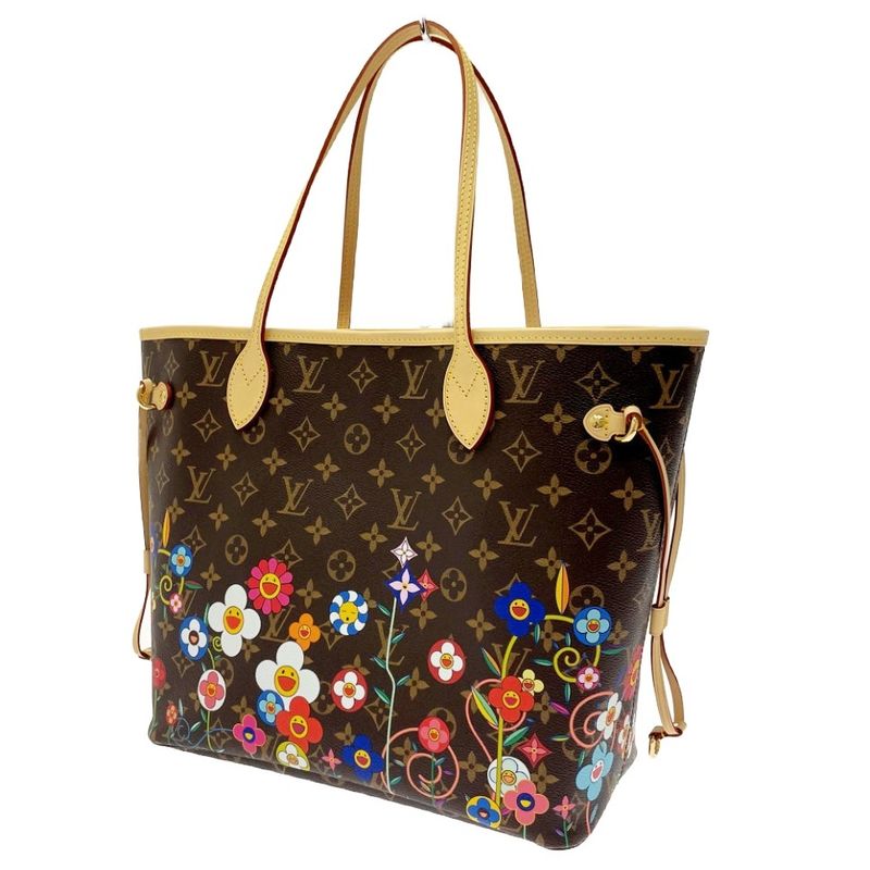 Louis Vuitton M13271 Monogram PVC X Takashi Murakami Neverfull MM 395930